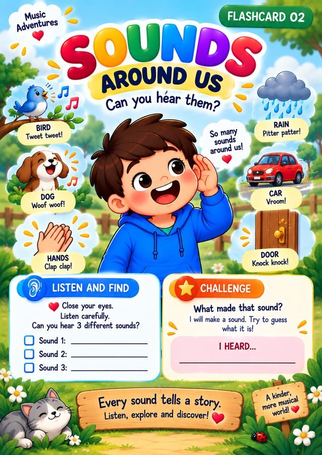 Flashcard — Sounds Around Us