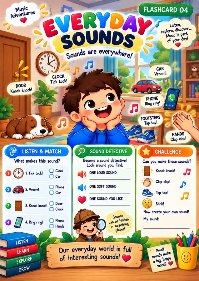 Flashcard — Everyday Sounds