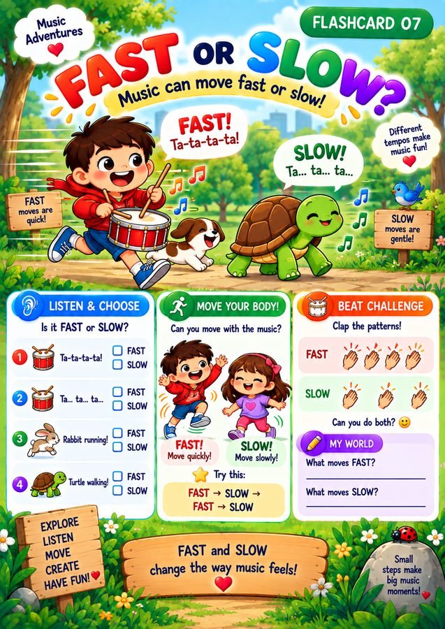 Flashcard — Fast or Slow?